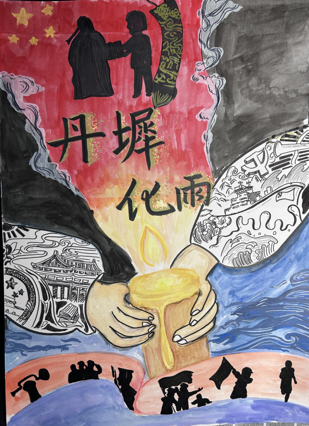 人站在涂鸦墙前AI 生成的内容可能不正确。